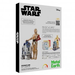 Coffret R2-D2 et C-3PO Star Wars Metal Earth Metal Earth MMG276 - 3