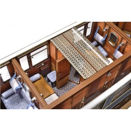 Voiture voyageur CIWL Orient Express 1/32 construction bois Amati Amati 1714/01 - 3