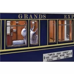 Voiture voyageur CIWL Orient Express 1/32 construction bois Amati Amati 1714/01 - 6