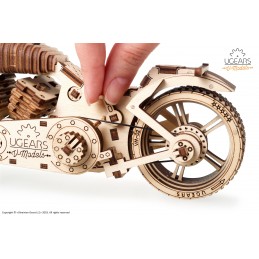 Moto VM-02 Puzzle 3D bois UGEARS UGEARS UG-70051 - 2