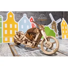 Moto VM-02 Puzzle 3D bois UGEARS UGEARS UG-70051 - 6