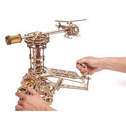 Carousel Aviator airplane - helicopter Puzzle 3D wood UGEARS UGEARS UG-70053 - 2