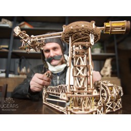 Carousel Aviator airplane - helicopter Puzzle 3D wood UGEARS UGEARS UG-70053 - 6