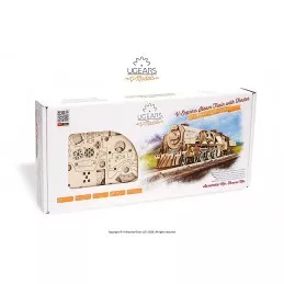 Locomotive à vapeur train V-Express Puzzle 3D bois UGEARS UGEARS UG-70058 - 7