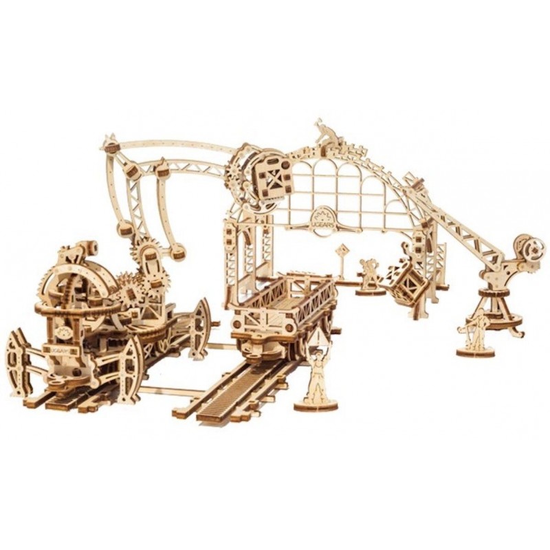 Manipulator, crane rail Puzzle 3D wood UGEARS UGEARS UG-70032 - 1