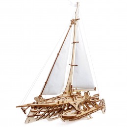 Boat sailing Trimaran Merihobus Puzzle 3D wood UGEARS UGEARS UG-70059 - 1