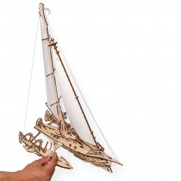 Bateau voilier Trimaran Mérihobus Puzzle 3D bois UGEARS UGEARS UG-70059 - 2