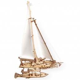 Boat sailing Trimaran Merihobus Puzzle 3D wood UGEARS UGEARS UG-70059 - 3