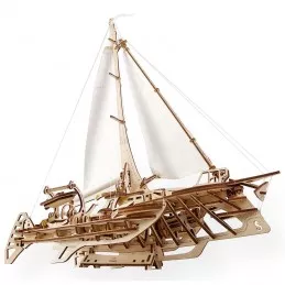 Boat sailing Trimaran Merihobus Puzzle 3D wood UGEARS UGEARS UG-70059 - 4
