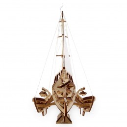 Boat sailing Trimaran Merihobus Puzzle 3D wood UGEARS UGEARS UG-70059 - 5