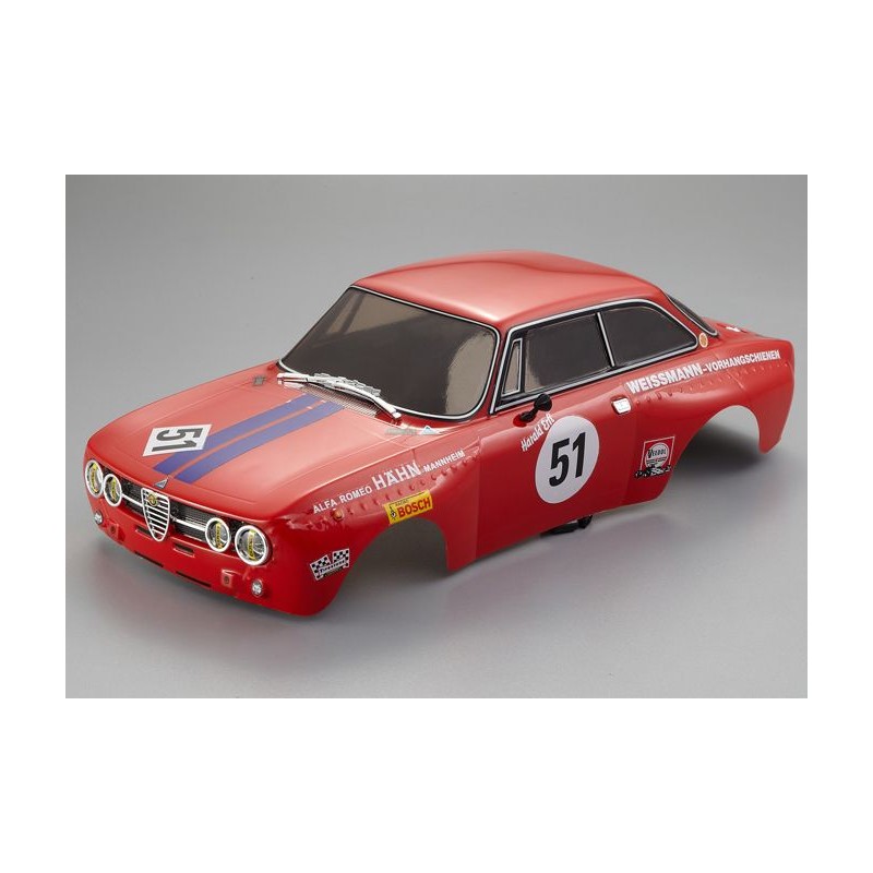 Body Alfa Romeo 2000 GTAm Red 1/10 190 mm Killerbody Killerbody KB48251 - 1