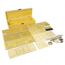 Deperdussin Monocoque 1/13 laser cutting wood, model static DW Hobby DW Hobby - Dancing Wings Hobby VS22 - 6