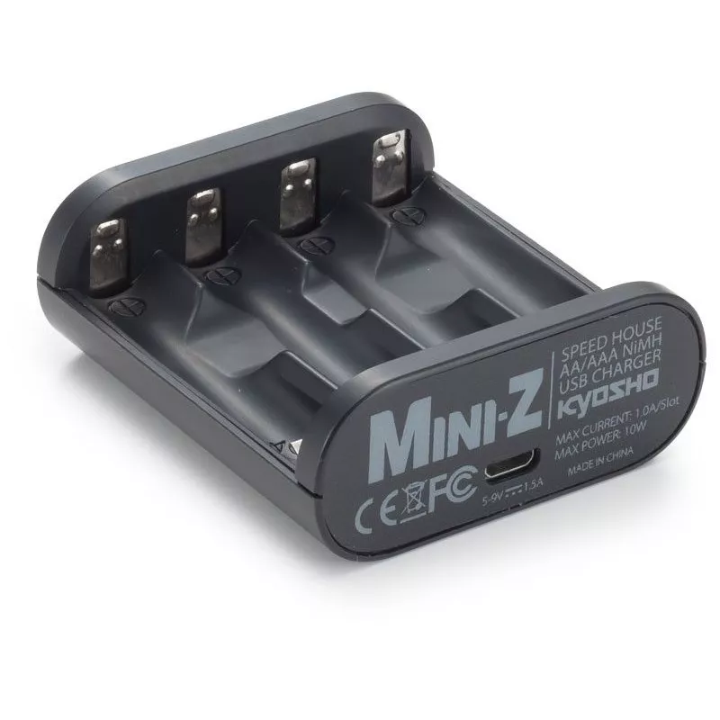 Chargeur rapide 1A USB Speed House AA / AAA Kyosho Kyosho 71999 - 1