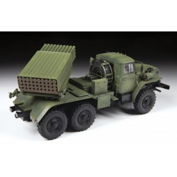 Truck launches rockets Russian BM-21 "Grad" 1/35 Zvezda Zvezda Z3655 - 2