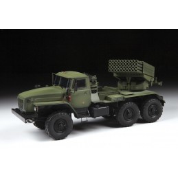 Truck launches rockets Russian BM-21 "Grad" 1/35 Zvezda Zvezda Z3655 - 4