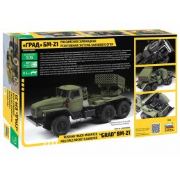 Truck launches rockets Russian BM-21 "Grad" 1/35 Zvezda Zvezda Z3655 - 5