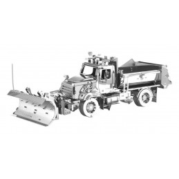 Dump Truck with Snow Plow Blade Metal Earth Metal Earth MMS147 - 1
