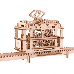 Tram on rails Puzzle 3D wood UGEARS UGEARS UG-70008 - 1