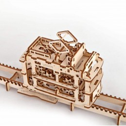 Tram on rails Puzzle 3D wood UGEARS UGEARS UG-70008 - 4