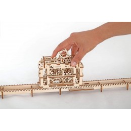 Tram sur rails Puzzle 3D bois UGEARS UGEARS UG-70008 - 5