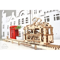 Tram on rails Puzzle 3D wood UGEARS UGEARS UG-70008 - 7