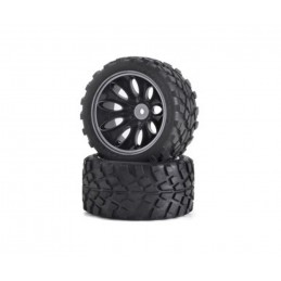 Wheels monster truck CV - 10 black T 1/10 (2) Carson Carson 500900049 - 1