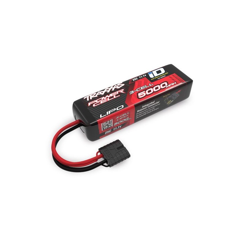 LiPo 3S 11.1V 5000mAh court 25C ID Traxxas Traxxas TRX-2832X - 1