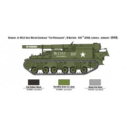 Tank 1/72 Italeri G.M.C. M12 Italeri I7076 - 4