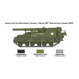 Char M12 G.M.C. 1/72 Italeri Italeri I7076 - 7