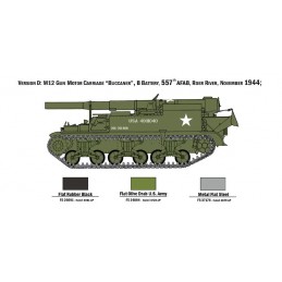 Tank 1/72 Italeri G.M.C. M12 Italeri I7076 - 7