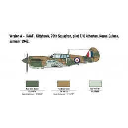 Plane P-40E/K 1/48 Italeri Kittyhawk Italeri I2795 - 4