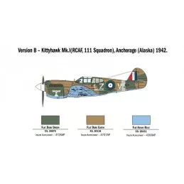Plane P-40E/K 1/48 Italeri Kittyhawk Italeri I2795 - 5