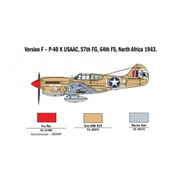 Avion P-40E/K Kittyhawk 1/48 Italeri Italeri I2795 - 9