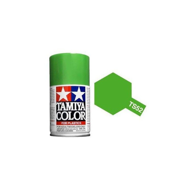 Peinture bombe Vert Candy brillant TS52 Tamiya Tamiya 85052 - 1