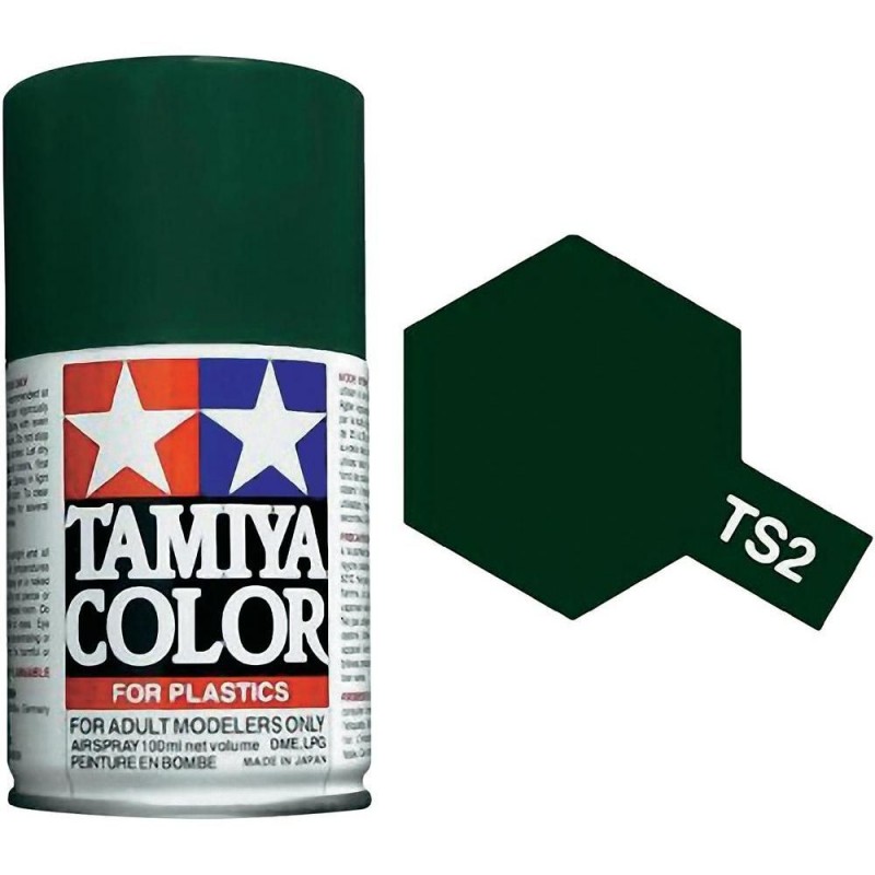 Paint bomb Matt dark green TS2 Tamiya Tamiya 85002 - 1