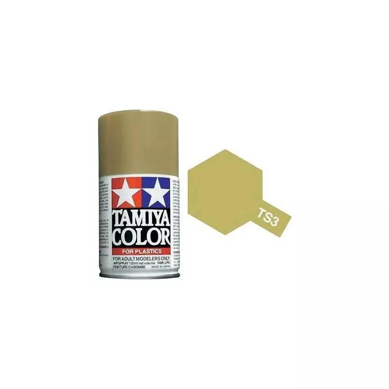 Paint bomb Matt dark yellow Tamiya TS3 Tamiya 85003 - 1