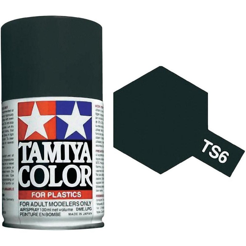 Paint bomb TS6 Tamiya flat black Tamiya 85006 - 1
