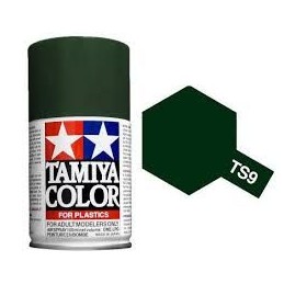 Peinture bombe Vert Anglais brillant TS9 Tamiya Tamiya 85009 - 1