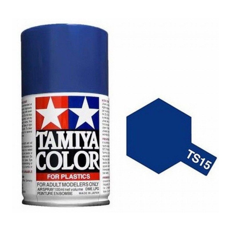 Peinture bombe Bleu brillant TS15 Tamiya Tamiya 85015 - 1