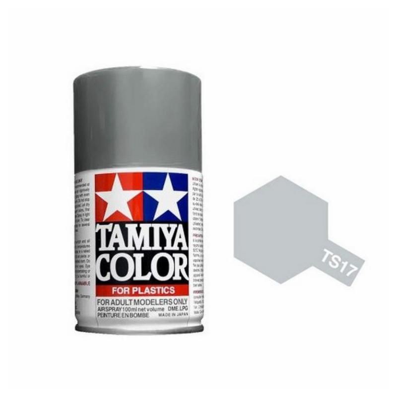 Peinture bombe Aluminium brillant TS17 Tamiya Tamiya 85017 - 1