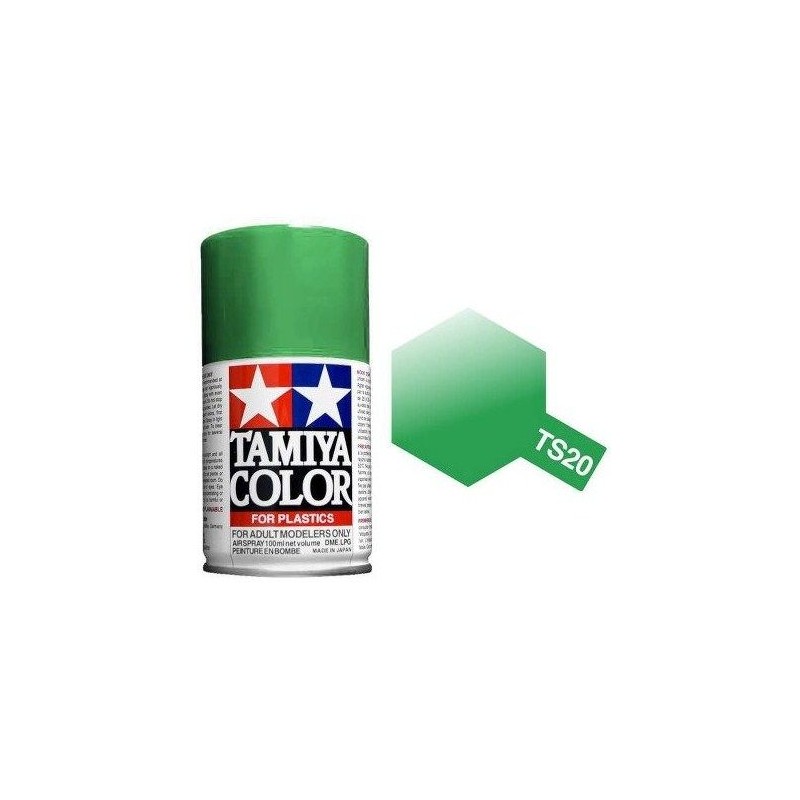 Paint bomb green shiny Metal TS20 Tamiya Tamiya 85020 - 1