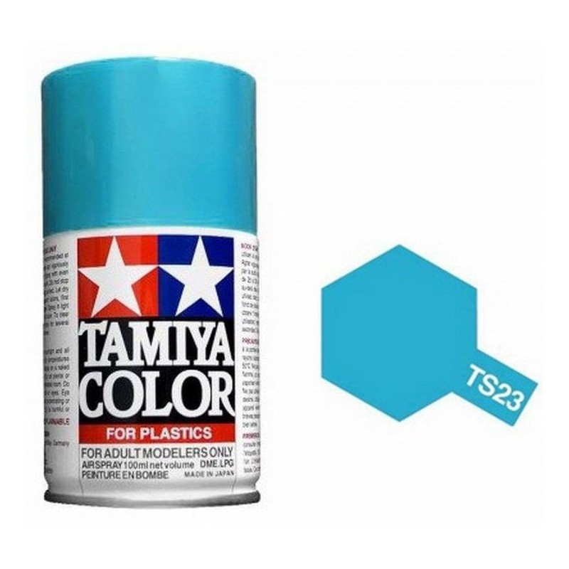 Peinture bombe Bleu Clair brillant TS23 Tamiya Tamiya 85023 - 1