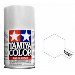 Peinture bombe Blanc mat TS27 Tamiya Tamiya 85027 - 1