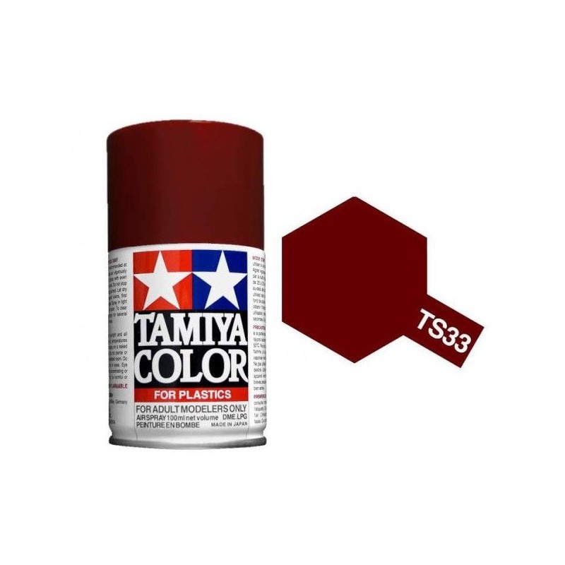 Paint bomb red matte dull TS33 Tamiya Tamiya 85033 - 1