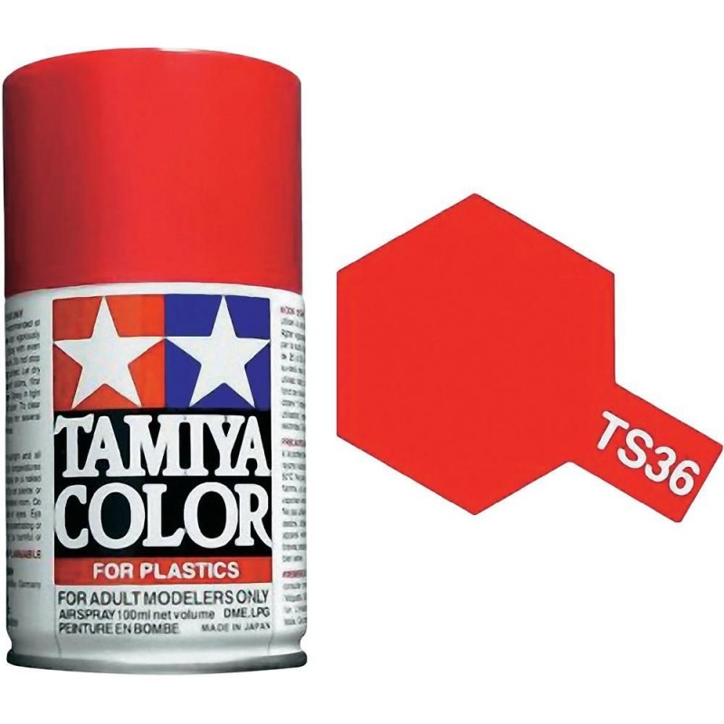 Paint bomb red Fluo brilliant TS36 Tamiya Tamiya 85036 - 1