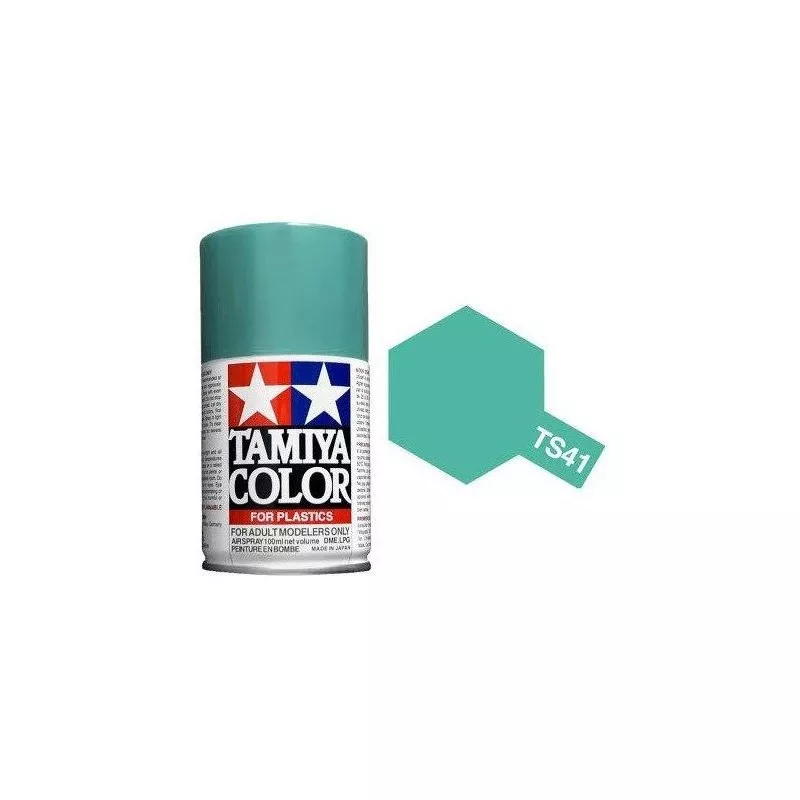 Peinture bombe Bleu Corail brillant TS41 Tamiya Tamiya 85041 - 1