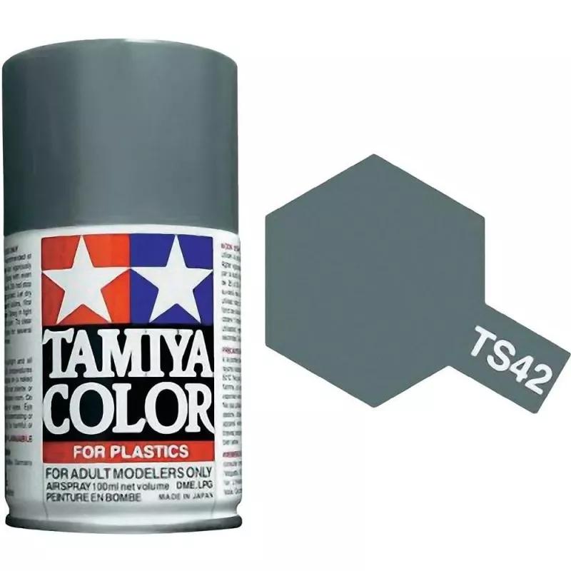 Paint bomb gray shiny Metal TS42 Tamiya Tamiya 85042 - 1