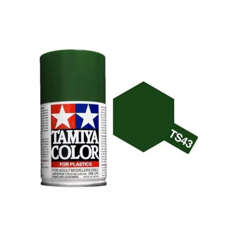 Peinture bombe Vert Racing brillant TS43 Tamiya Tamiya 85043 - 1