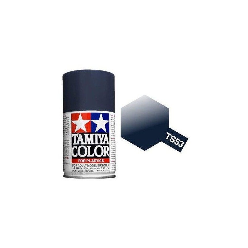 Peinture bombe Bleu Foncé Métal brillant TS53 Tamiya Tamiya 85053 - 1