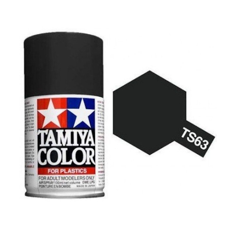 Peinture bombe Noir Otan mat TS63 Tamiya Tamiya 85063 - 1